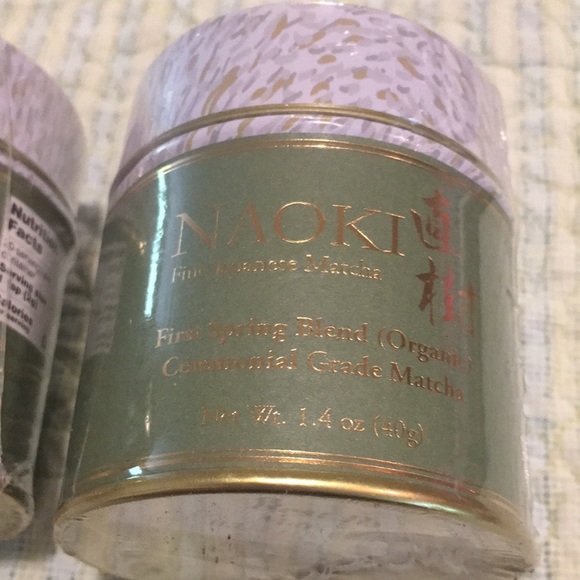 NAOKI Fine Japanese Matcha 2 Tins First Spring blend (Organic) Ceremonial Grade - Picture 4 of 7